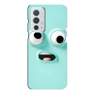 Силиконовые Чехлы (смешные стикеры) для OnePlus 9RT (Забавное мятное лицо)