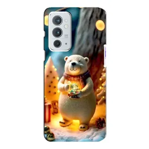 Чехлы на Новый Год OnePlus 9RT (Новогодний ведмеженок)