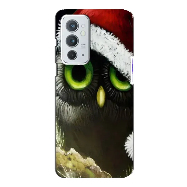 Чехол с рисунком «Новогодняя Сова» для OnePlus 9RT Чехол с рисунком «Новогодняя Сова» для OnePlus 9RT