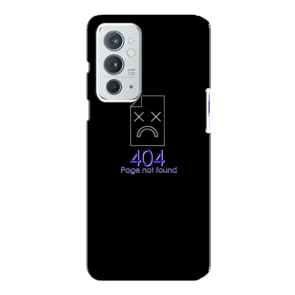Чохол з малюнком «Помилка 404» для OnePlus 9RT Чохол з малюнком «Помилка 404» для OnePlus 9RT