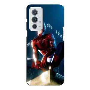 Чехол Супергерой Человека Паука на OnePlus 9RT (Паук на доме)