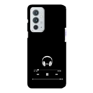 Чехол с картинками на черном фоне для OnePlus 9RT (Плеер)