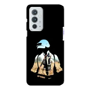 Силиконовый чехол с картинкой "Герой Pubg" на OnePlus 9RT (Пубг мен)