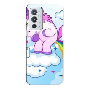 Чехол с рисунком «Радуга единорожка» для OnePlus 9RT