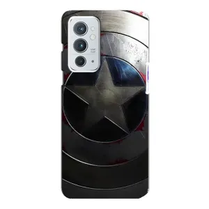 Чехол с Щитом Капитана Америки на OnePlus 9RT (Ретро Щит Капитана)