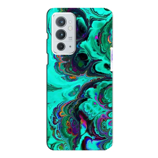 Чехол с рисунком «Салатный мрамор» для OnePlus 9RT Чехол с рисунком «Салатный мрамор» для OnePlus 9RT