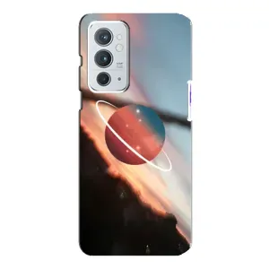 Чехол (ТПУ) с планетами на OnePlus 9RT (Сатурн)