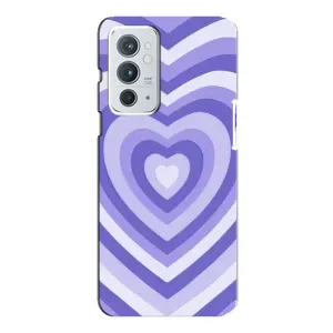 Чохли з тематикою "Маленькі Сердчеки" на OnePlus 9RT (Серце фіолет)