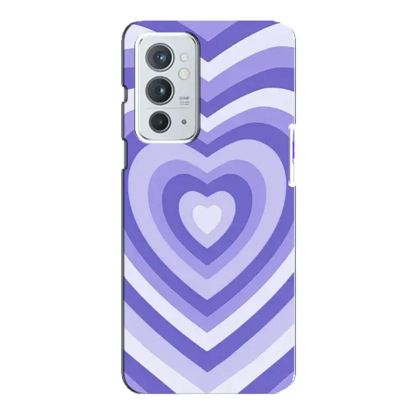Чехол с рисунком «Сердце фиолет» для OnePlus 9RT Чехол с рисунком «Сердце фиолет» для OnePlus 9RT