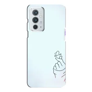 Чохол (Знак сердечка) для OnePlus 9RT (Сердечко на блакитному)