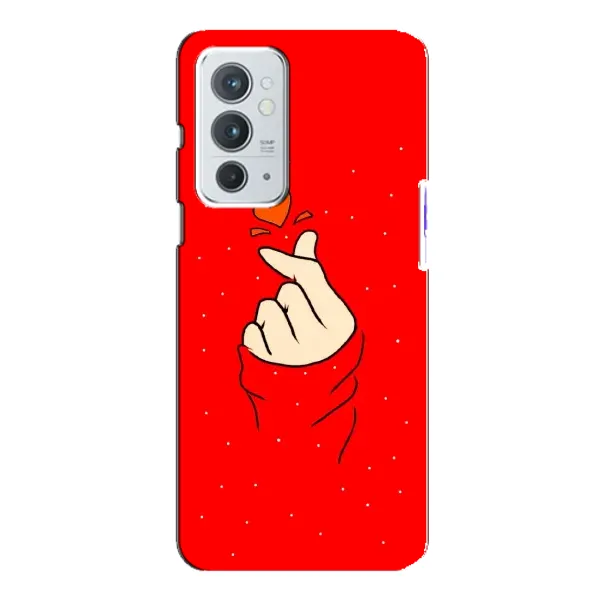 Чехол с рисунком «Сердце на красном» для OnePlus 9RT