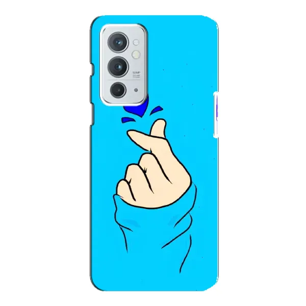 Чехол с рисунком «Сердце на синем» для OnePlus 9RT