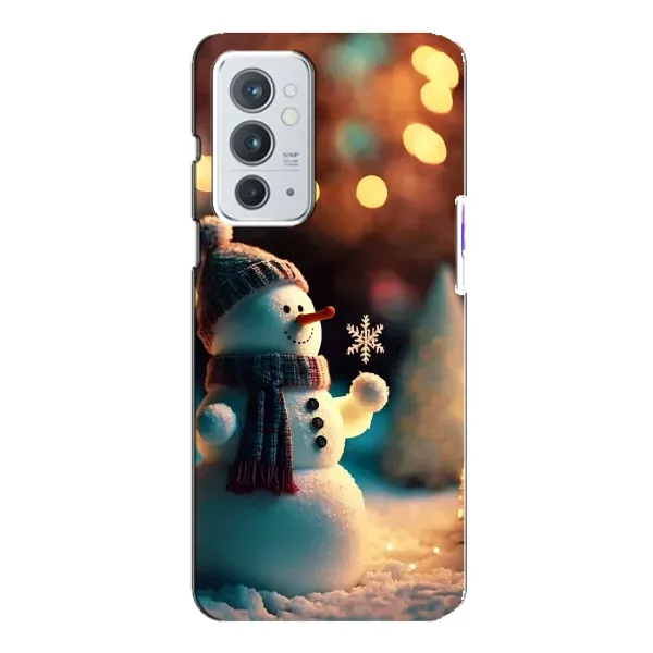 Чехол с рисунком «Снеговик праздничный» для OnePlus 9RT Чехол с рисунком «Снеговик праздничный» для OnePlus 9RT