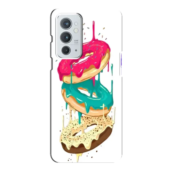 Чехол с рисунком «Сочные пончики» для OnePlus 9RT Чехол с рисунком «Сочные пончики» для OnePlus 9RT