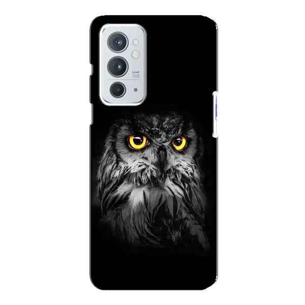 Чехол с рисунком «Сова на чёрном» для OnePlus 9RT Чехол с рисунком «Сова на чёрном» для OnePlus 9RT