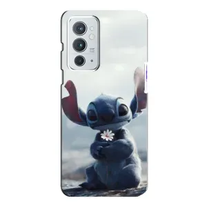 Чехол с рисунком «Стич с цветочком» для OnePlus 9RT