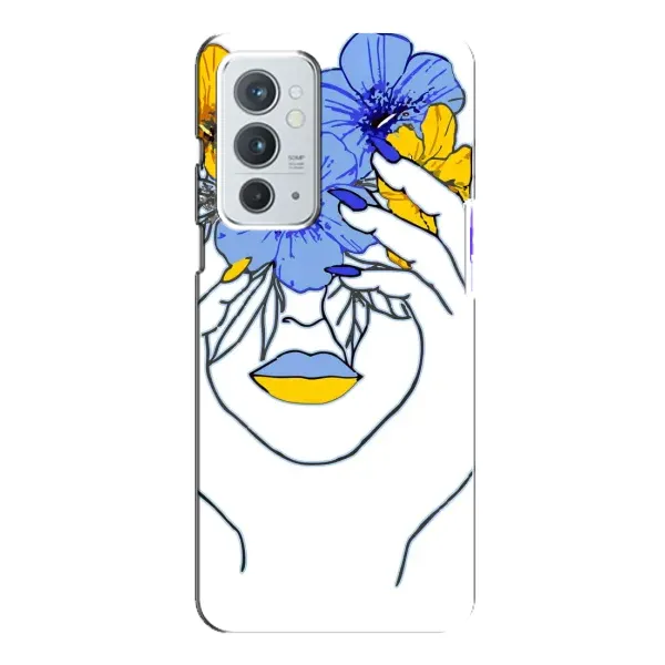 Чохол з малюнком «Українка на всю голову» для OnePlus 9RT