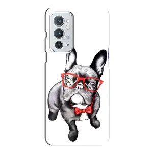 Бампер для OnePlus 9RT с картинкой "Песики" (В очках)