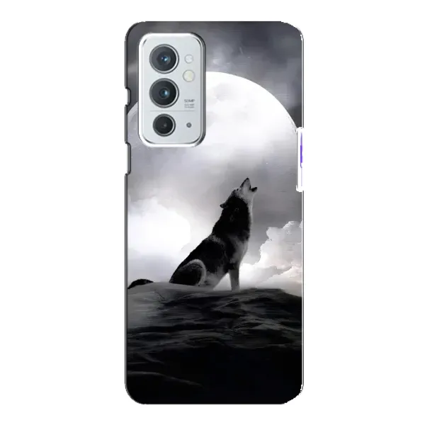Чехол с рисунком «Волк и луна» для OnePlus 9RT