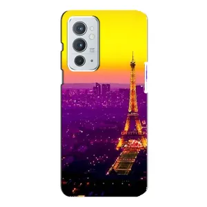 Чехол с Эйфелевой башней на OnePlus 9RT (Яркая башня)