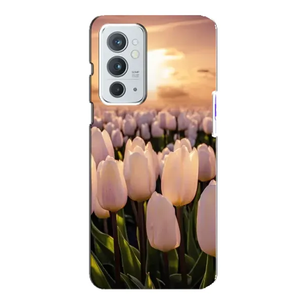 Чехол с рисунком «Закат с цветами» для OnePlus 9RT