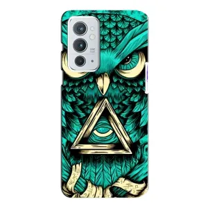Чехлы с принтом СОВЫ для OnePlus 9RT (Зеленая сова)
