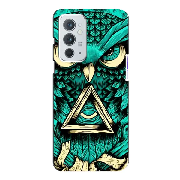 Чехол с рисунком «Зеленая сова» для OnePlus 9RT Чехол с рисунком «Зеленая сова» для OnePlus 9RT