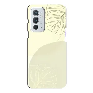 Чохол квітковий дизайн для OnePlus 9RT (Зелений фон)