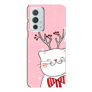 Чехол на тематику: Коты для OnePlus 9RT (Зимний кот)