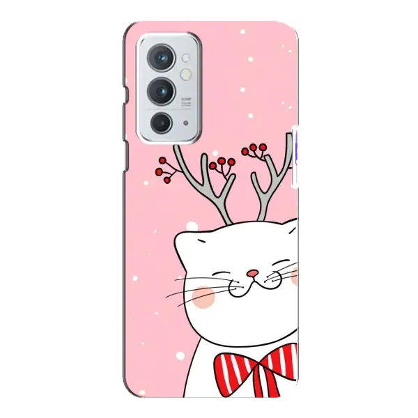 Чехол с рисунком «Зимний кот» для OnePlus 9RT Чехол с рисунком «Зимний кот» для OnePlus 9RT