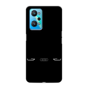 Силиконовый бампер с картинкой машины на Realme GT Neo 2 (Силует Audi)