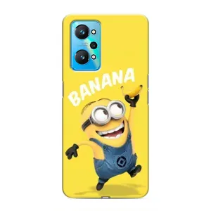 Мультяшный принт на Чехол для Реалми GT Нео 2 (Banana)