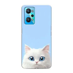 Чехол на тематику: Коты для Realme GT Neo 2 (Белый кот)