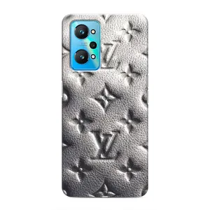 Текстурный Чехол Louis Vuitton для Реалми GT Нео 2 (Бежевый ЛВ)