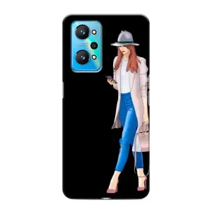 Чохол з картинкою Модні Дівчата Realme GT Neo 2 (Дівчина з телефоном)