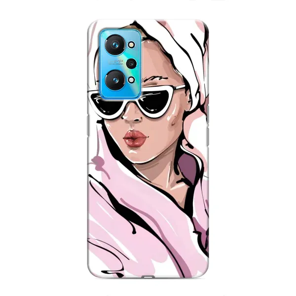 Чехол с рисунком «Девушка в халате» для Realme GT Neo 2