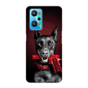 Чехол ДОБЕРМАН для Realme GT Neo 2 (Доберман злой)