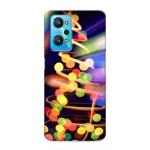 Чехол Новогодняя Елка на Realme GT Neo 2 (Гирлянды)