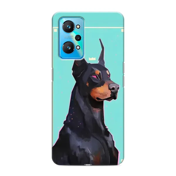 Чехол с рисунком «Король доберман» для Realme GT Neo 2 Чехол с рисунком «Король доберман» для Realme GT Neo 2