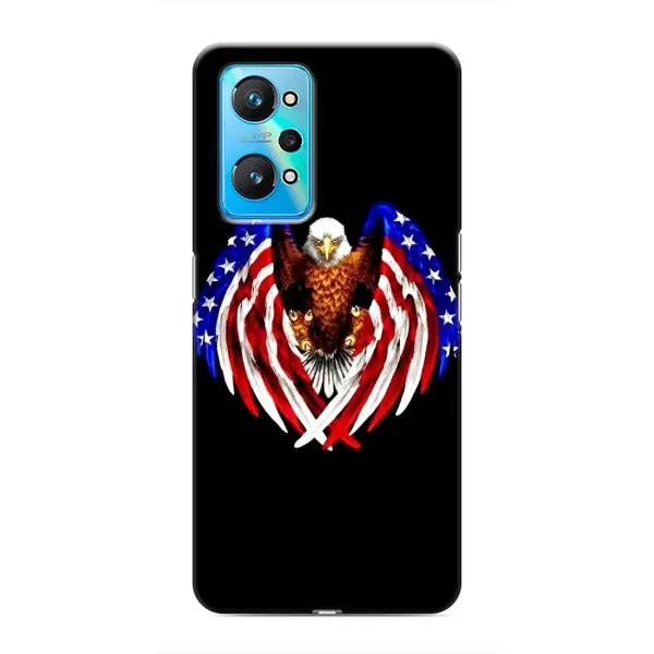 Чехол с рисунком «Крылья США» для Realme GT Neo 2 Чехол с рисунком «Крылья США» для Realme GT Neo 2