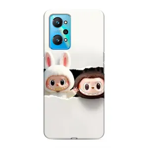 Чехол с принтом Лабубу для Realme GT Neo 2 (Фигурки Labubu)