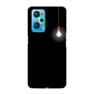 Чехол с картинками на черном фоне для Realme GT Neo 2 (Лампочка)
