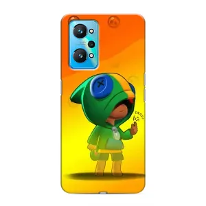 Чохол Бравл Старс для Realme GT Neo 2 (LEON в кофті)