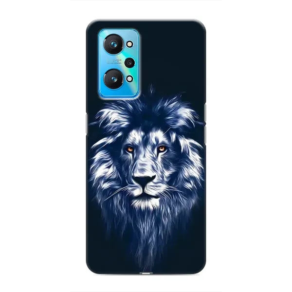 Чехол с рисунком «Лев - синий» для Realme GT Neo 2 Чехол с рисунком «Лев - синий» для Realme GT Neo 2