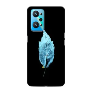 Чехол с картинками на черном фоне для Realme GT Neo 2 (Листочек)