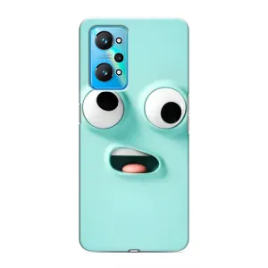 Силиконовые Чехлы (смешные стикеры) для Realme GT Neo 2 (Забавное мятное лицо)