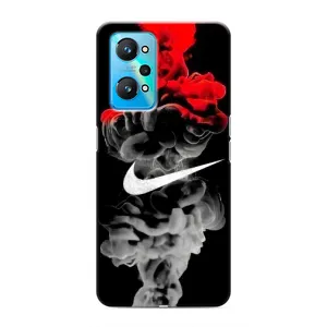 Силиконовый Чехол на Realme GT Neo 2 с картинкой Nike (Nike дым)