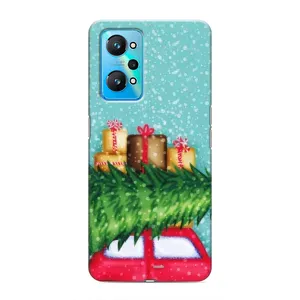 Чехол Новогодняя Елка на Realme GT Neo 2 (Новогодние подарки)