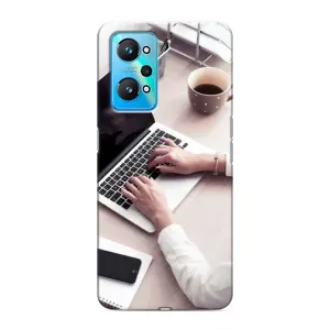 Силиконовый бампер (Работники) на Realme GT Neo 2 (Офисный работник)