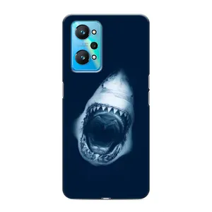 Силиконовый бампер с картинкой животных для Realme GT Neo 2 (Пасть Акулы)